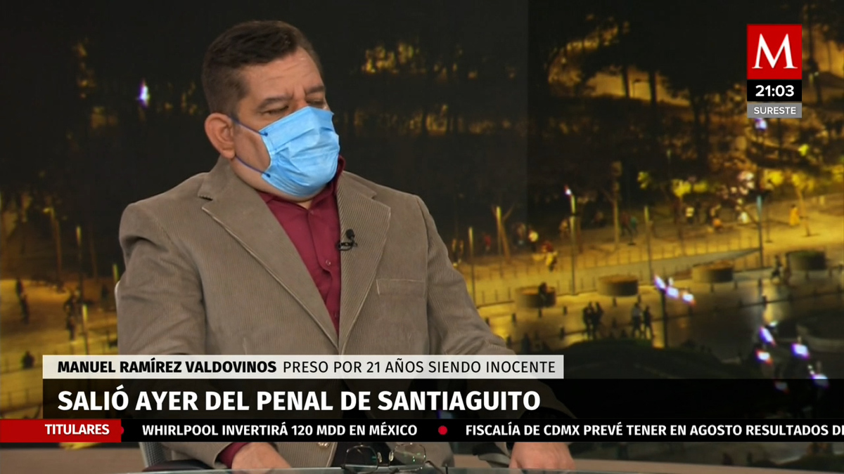 Manuel deja Penal de Santiaguito tras 21 años de prisión injustamente