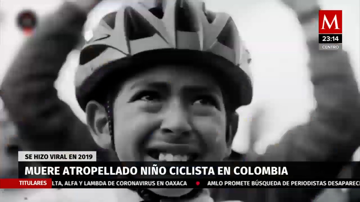 Muere atropellado Julián Gómez, niño que lloró triunfo de Egan Bernal