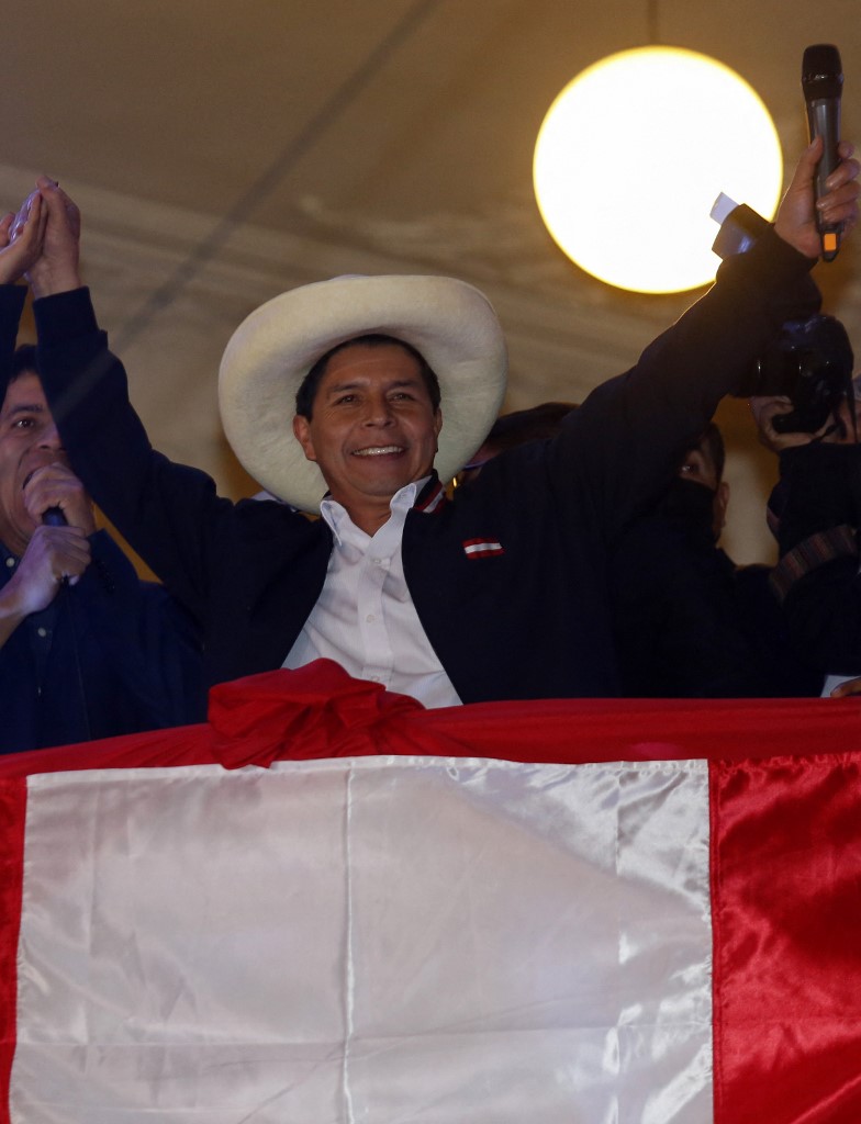 Pedro Castillo asumirá la presidencia de Perú el 28 de julio. (AFP)