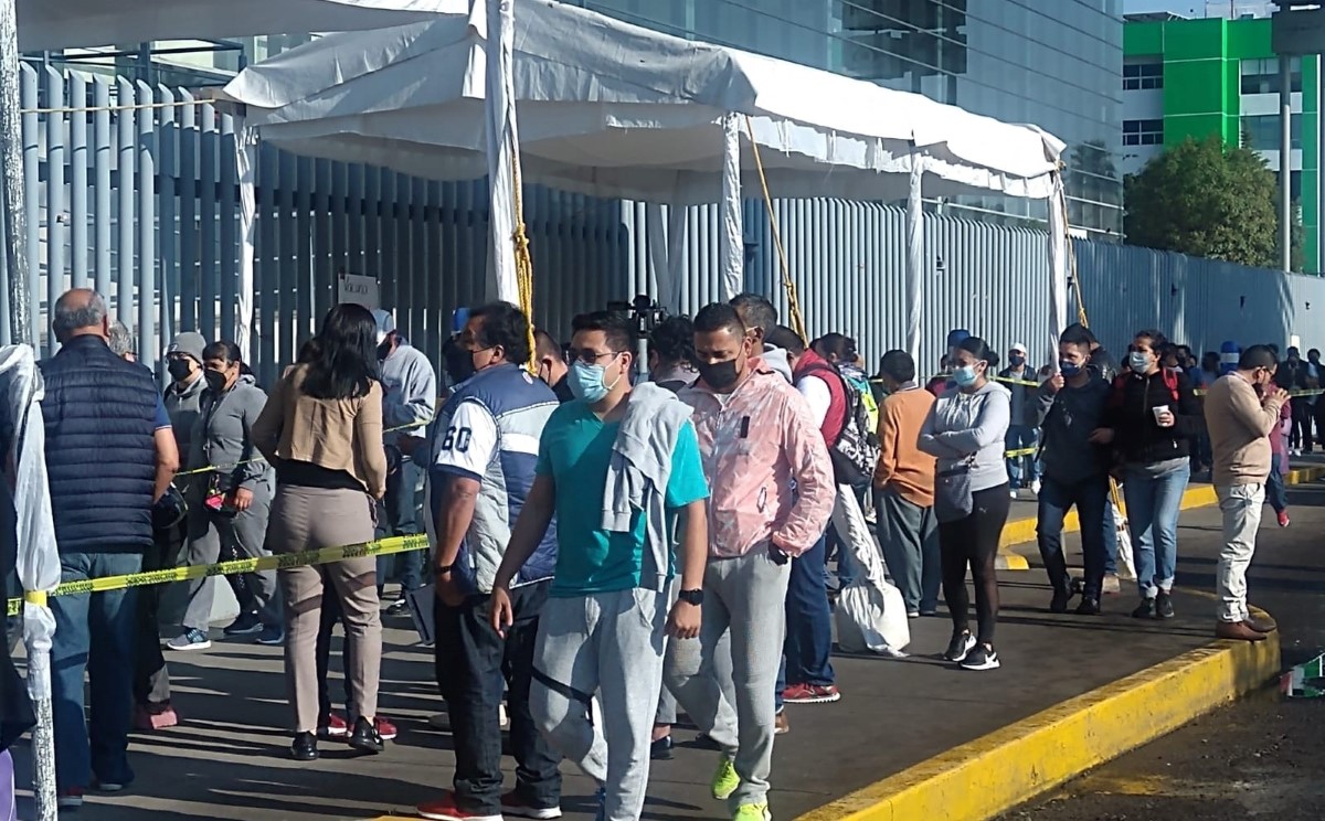 La vacunación  anticovid se realiza sin largas filas en la Arena Ciudad de México. | César Velázquez