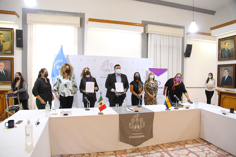 Guadalajara renueva convenio de colaboración con ONU Mujeres. (Cortesía)