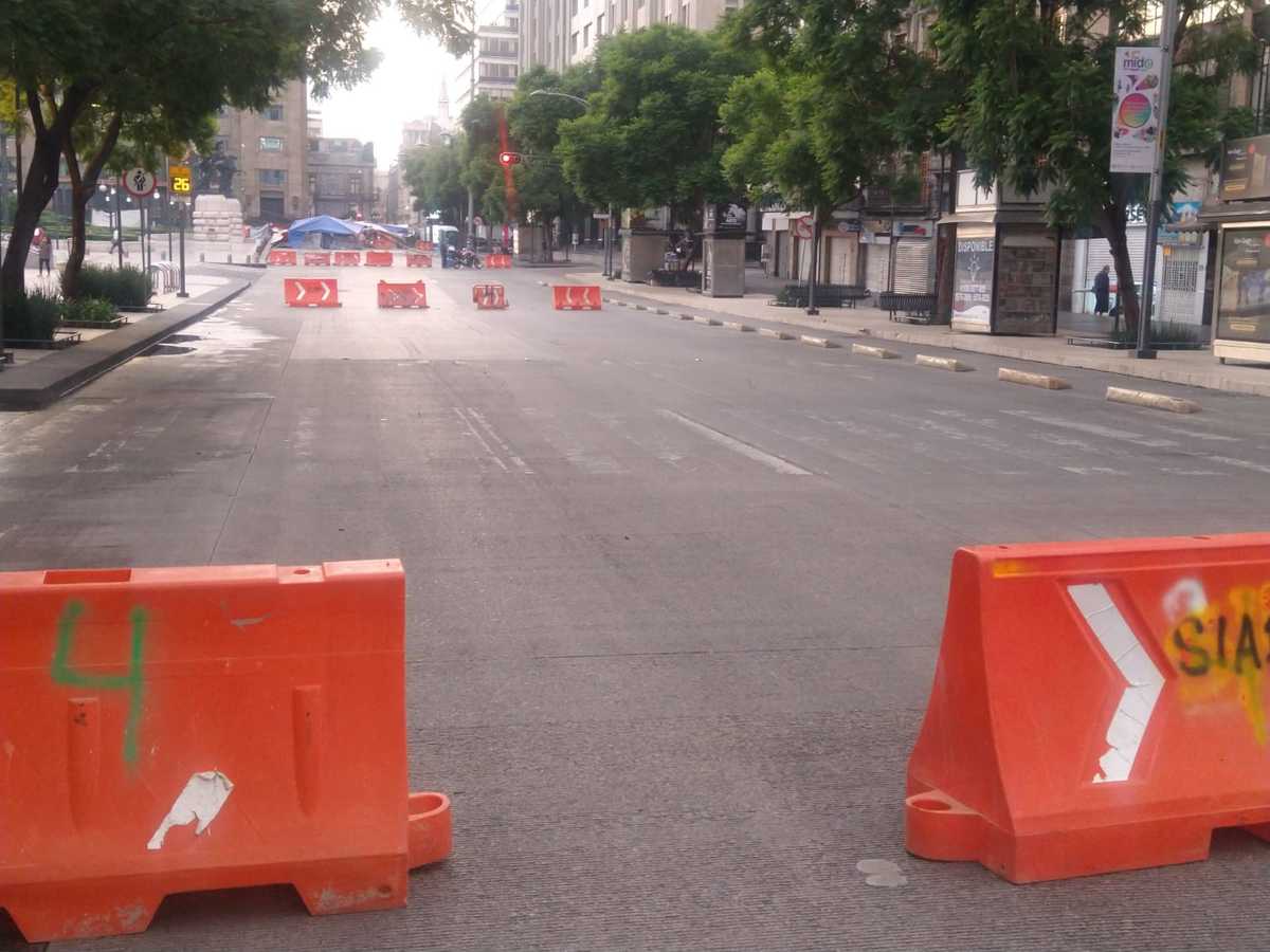 Habitantes de Oaxaca intensifican plantón en avenida Juárez de Ciudad de México (César Velázquez)