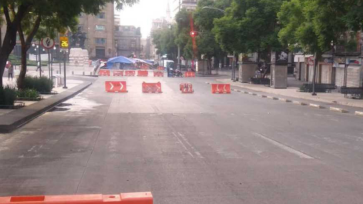 Habitantes de Tierra Blanca Copala de Oaxaca mantienen plantón en CdMx
