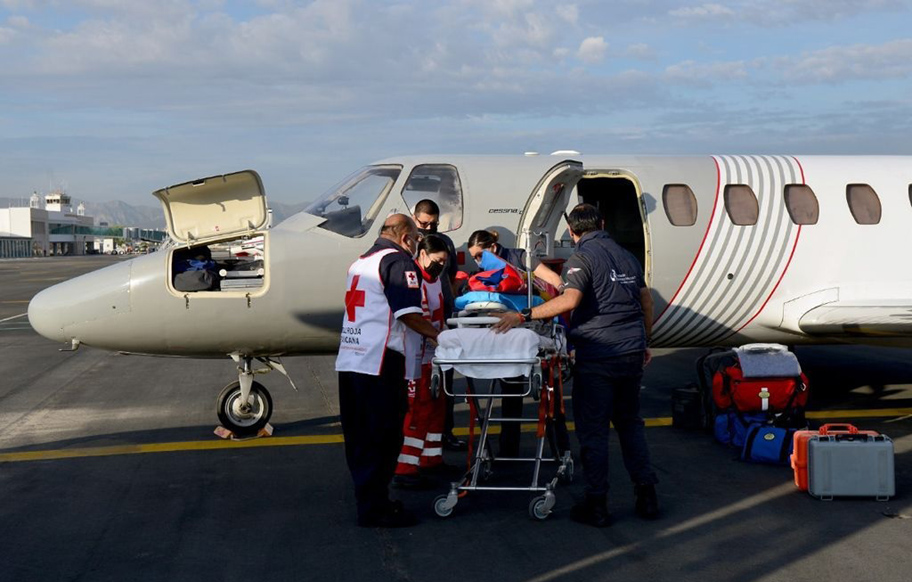El destino a Galveston, Texas, para ser atendido en el Hospital Shriners. (Especial)