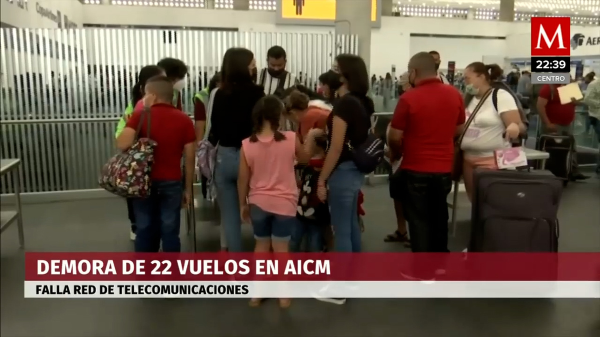 En AICM, han sido afectados 201 vuelos por falla en operaciones