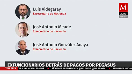 Ex funcionarios detrás de pagos por Pegasus