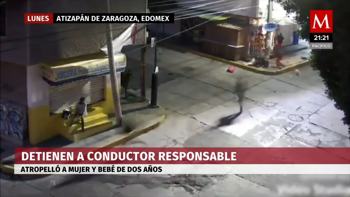 Familia es atropellada por hombre ebrio en Atizapán, Edomex