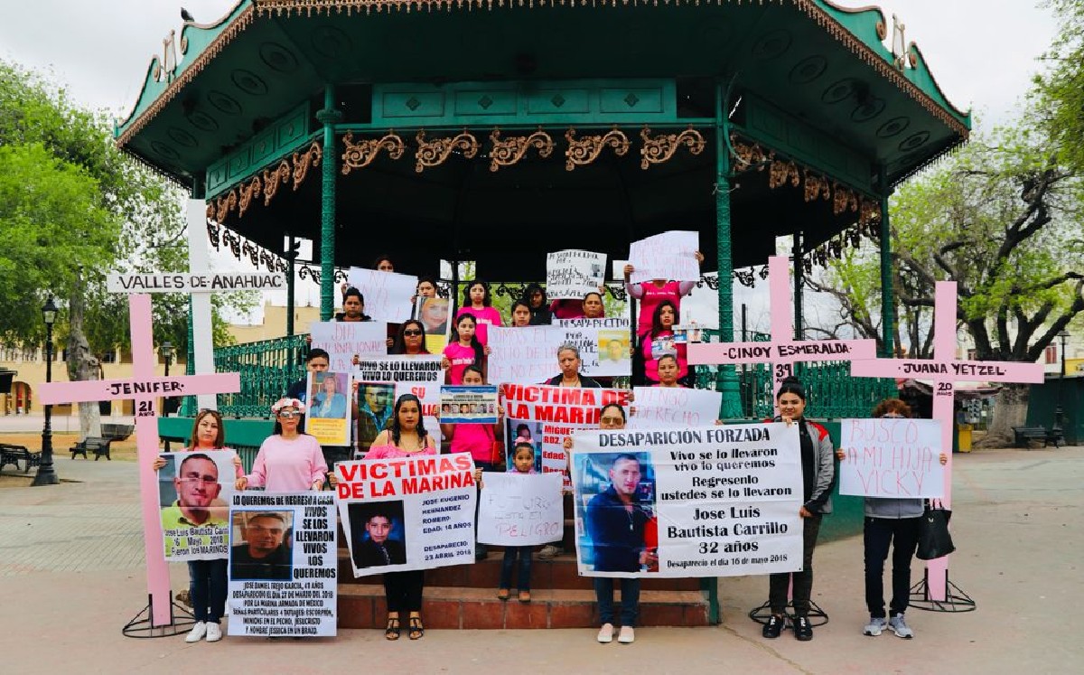 Familiares de desaparecidos en Nuevo Laredo. (Ricardo Hernández)