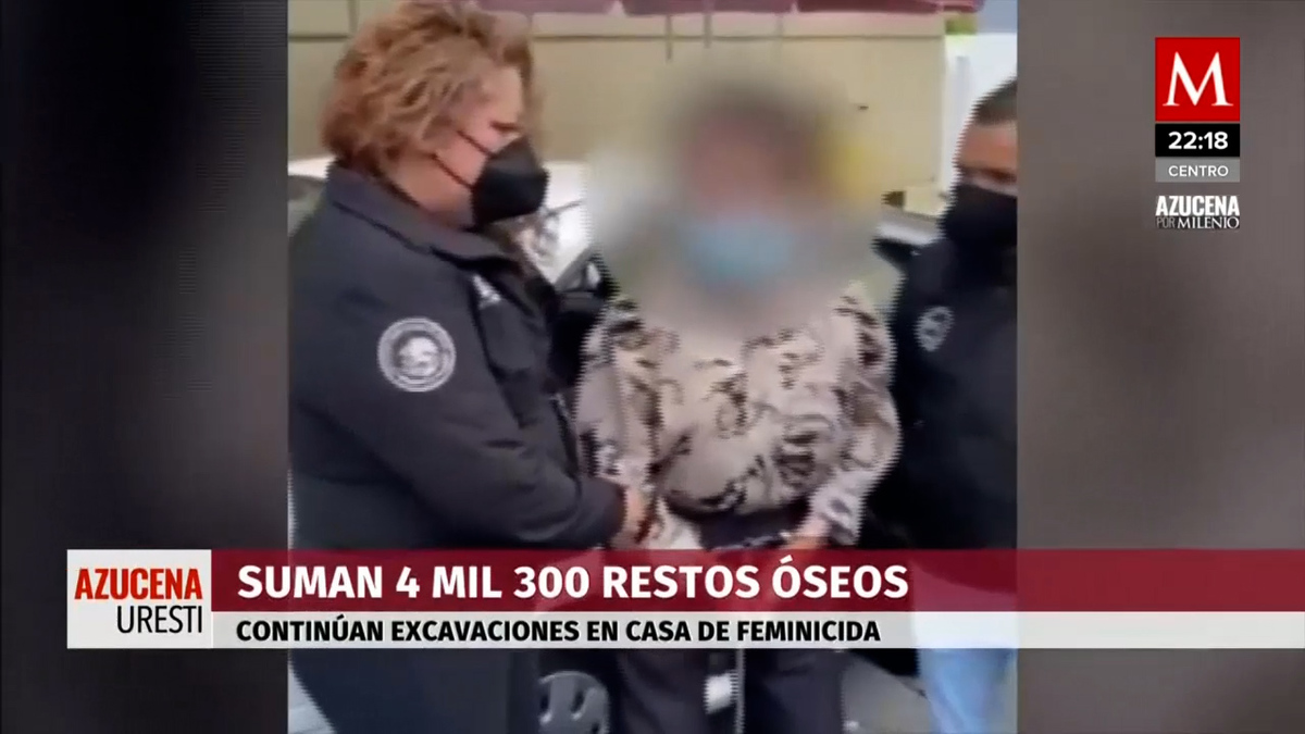 Feminicida de Atizapán: Hallan más de 4 mil restos de 19 víctimas
