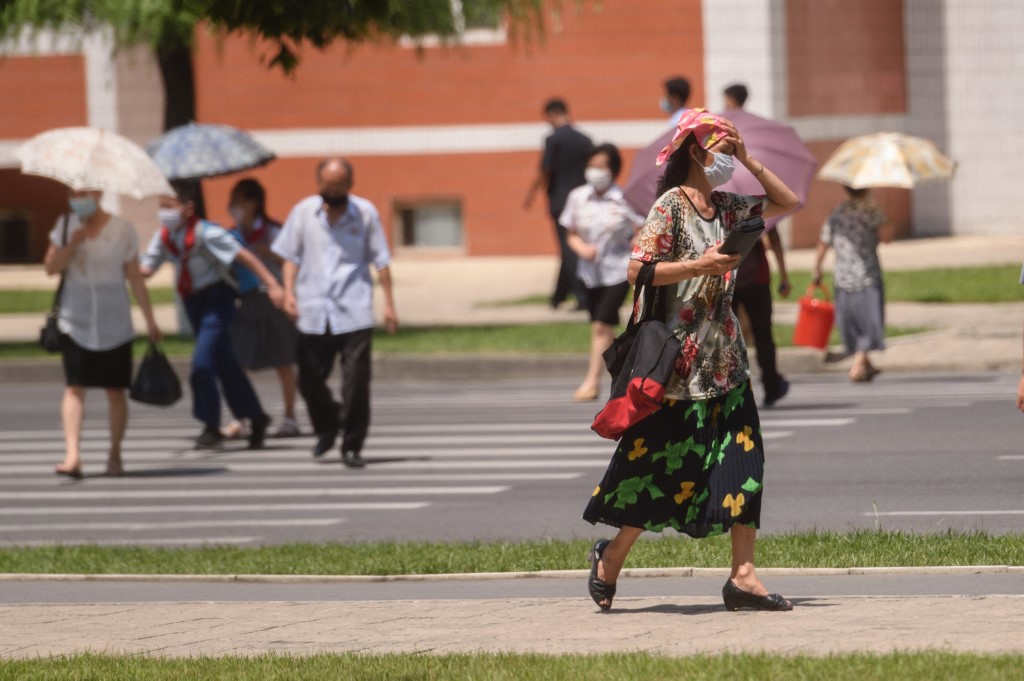 Los habitantes de Pyongyang se han visto afectados tras la ola del calor en Corea del Norte. | AFP