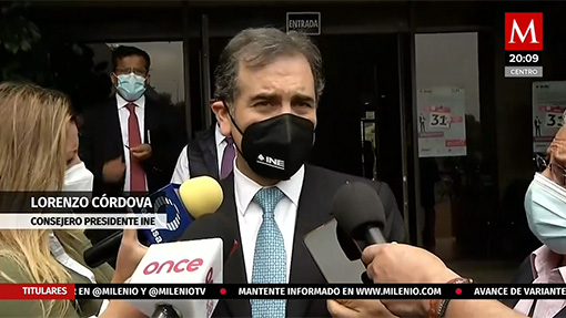 "El INE no discute con los actores políticos": Lorenzo Cordova
