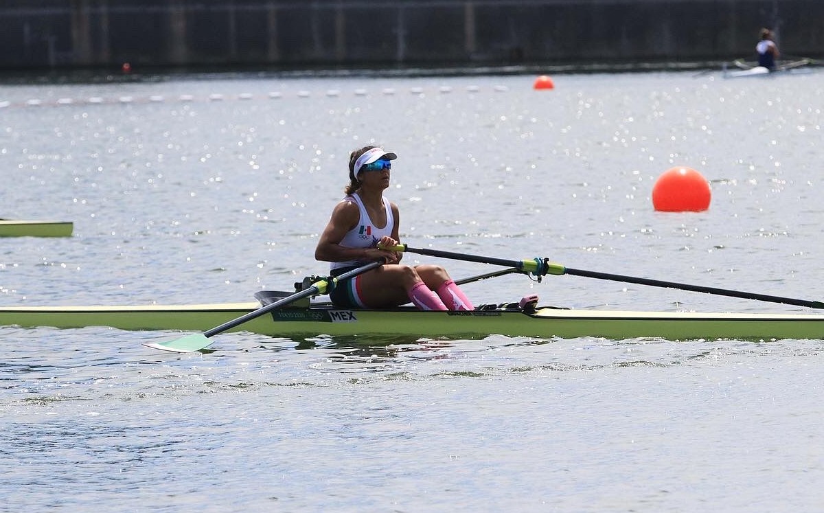 Kenia Lechuga, en su debut en Tokio 2020 (Cortesía)