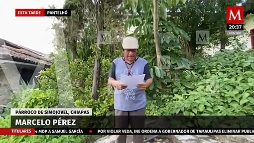 Mensaje de párroco de Simojovel, sobre la situación en Pantelhó
