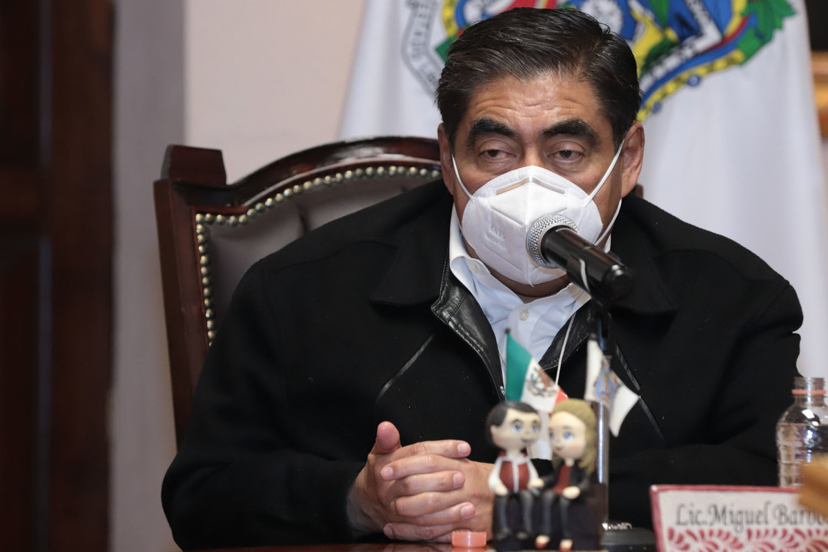 Miguel Barbosa, gobernador de Puebla. (Especial)