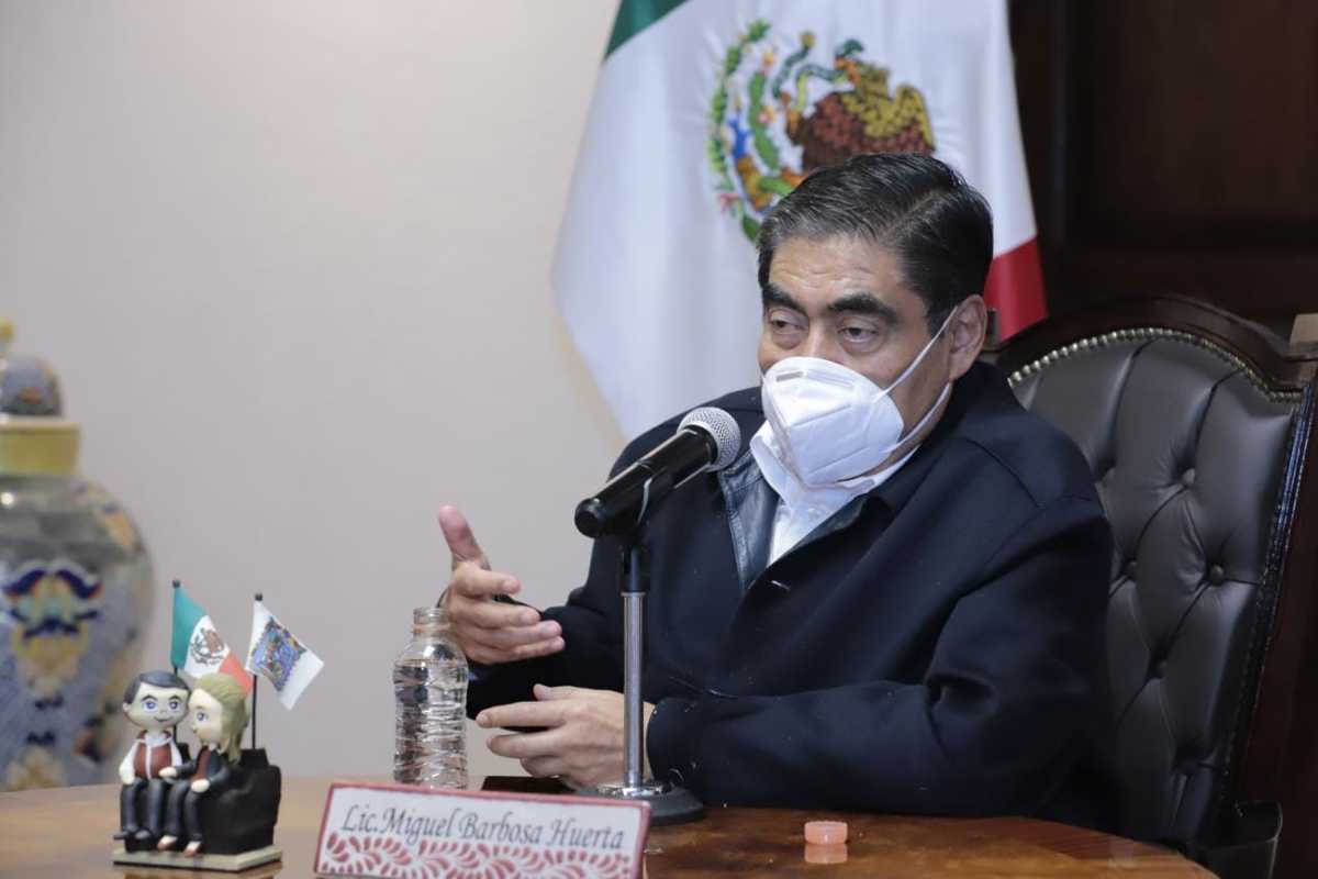 Miguel Barbosa, gobernador de Puebla. (Especial)