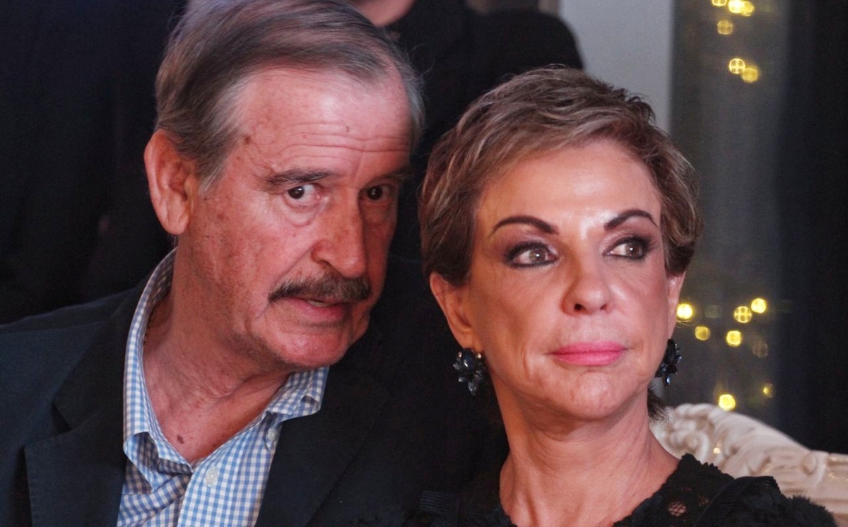 El ex presidente Vicente Fox y su esposa Marta Sahagún, en un evento. (Cuartoscuro)