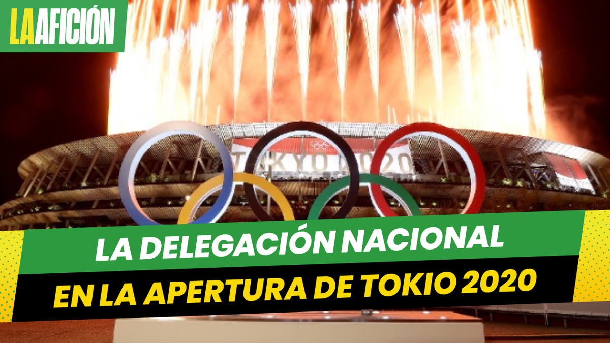 México desfila en inauguración de los Juegos Olímpicos de Tokio 2020