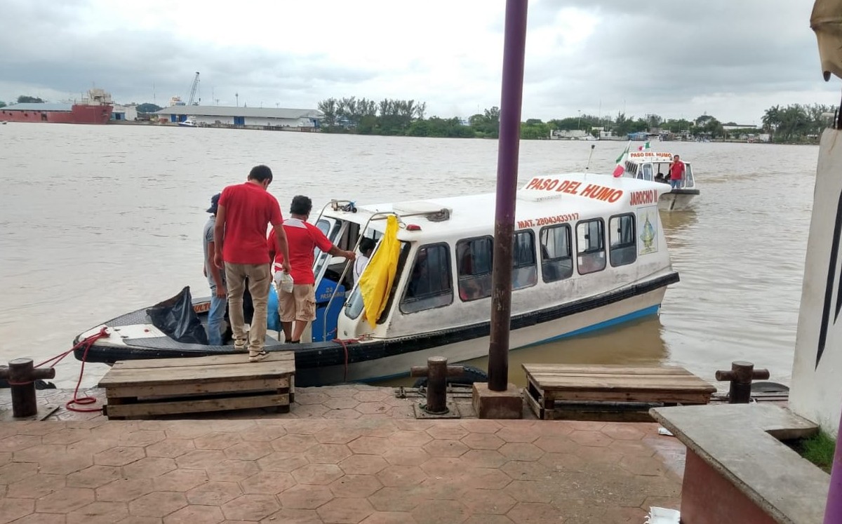 Pasos de lancha entre Tampico y norte de Veracruz. (Sandra Sosa)