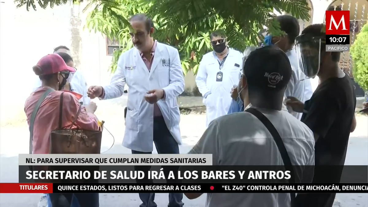 Secretario de salud irá a bares y antros en NL