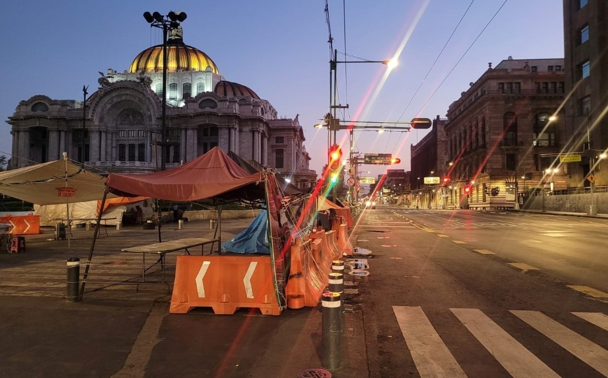 Los triquis reabrieron la circulación en Eje Central. | Ramón Ramírez