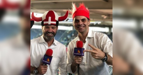 Luis García y Christian Martinoli (Instagram @cmartinolimx)