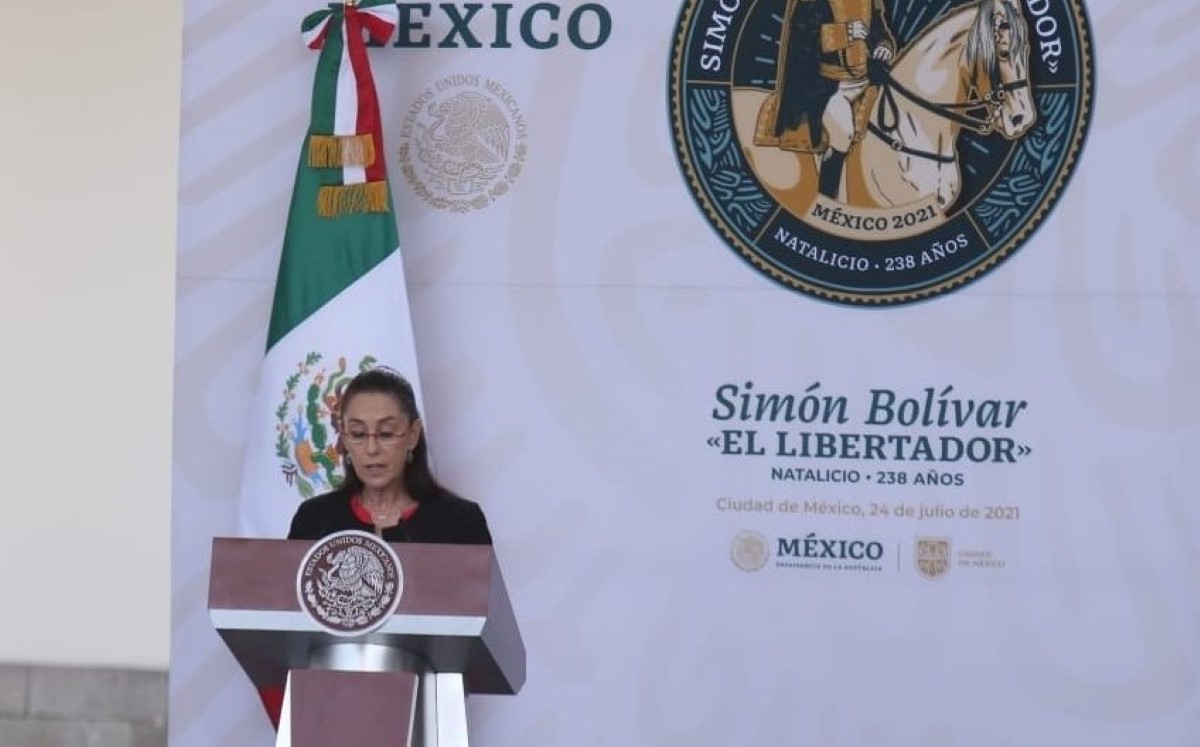 Sheinbaum asistió a la ceremonia encabezada por el presidente López Obrador. | Juan Carlos Bautista.