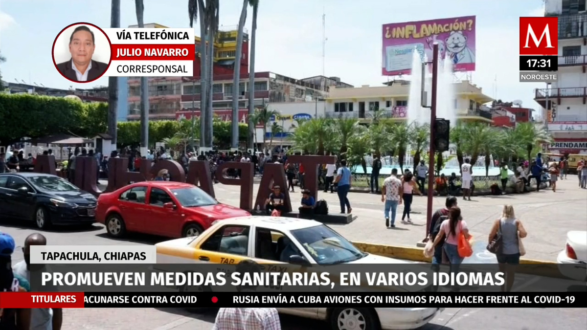 Chiapas: anuncian medidas sanitarias por covid en varios idiomas