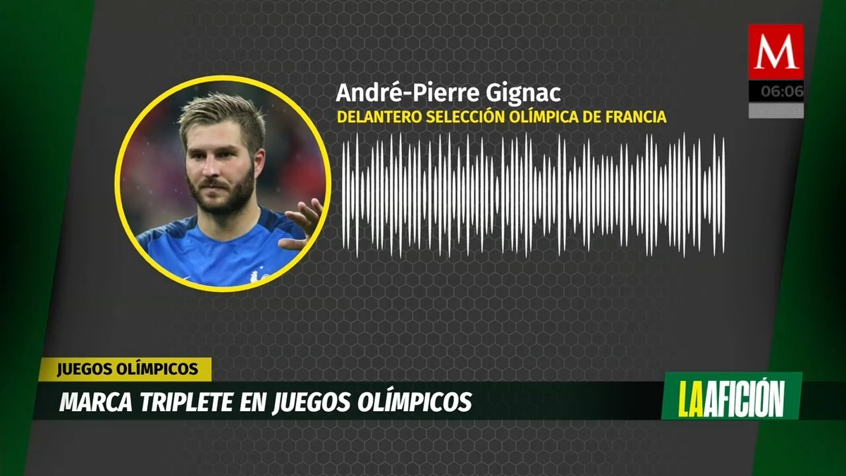 Gignac marca triplete contra Sudáfrica en Juegos Olímpicos