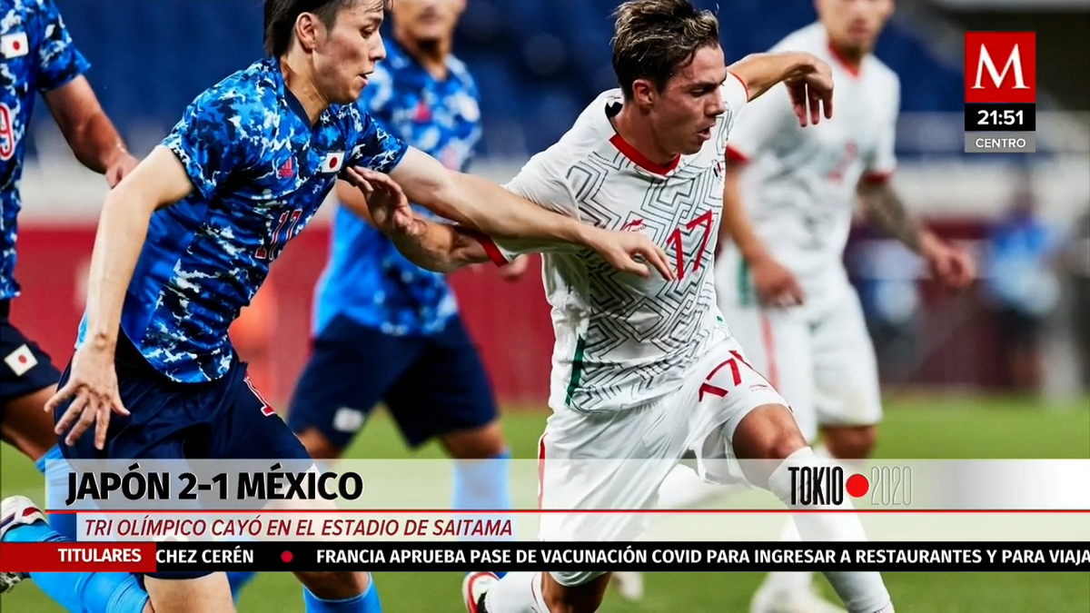 México vs Japón. Goles y resultado del partido de Tokio 2020