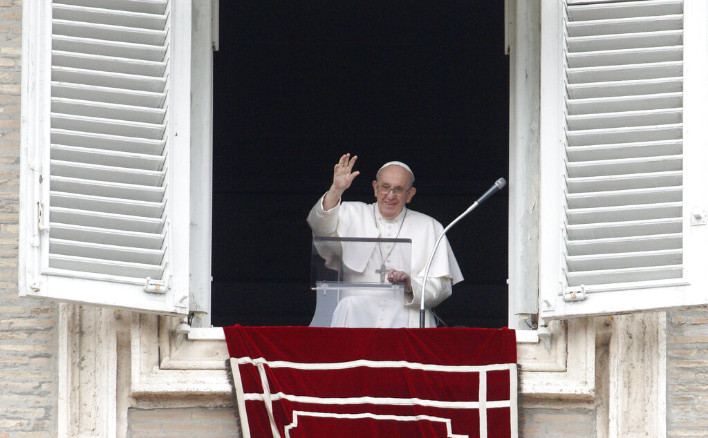 El papa Francisco pidió que los Juegos Olímpicos sean una señal de esperanza y "hermandad universal" ante la pandemia.(AP)