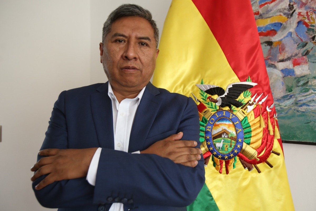 Rogelio Mayta, canciller de Bolivia. (Juan Carlos Bautista)