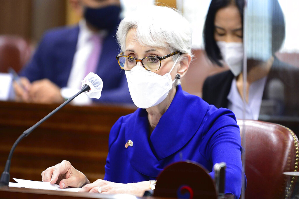 Wendy Sherman, subsecretaria de Estado de Estados Unidos. (AP)