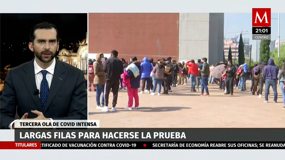 CdMx. Incrementa demanda en pruebas de detección de covid-19
