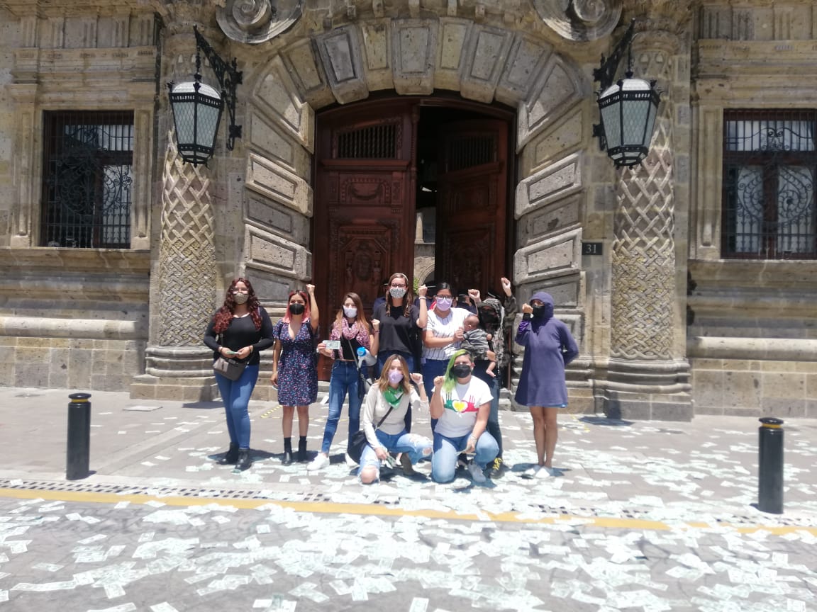 Feministas piden levantar cargos de protestantes