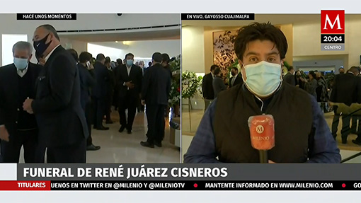 Funeral de René Juárez Cisneros, ex gobernador de Guerrero