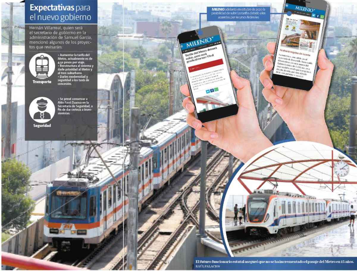 El futuro funcionario estatal aseguró que no se ha incrementado el pasaje del Metro en 15 años. RAÚL PALACIOS