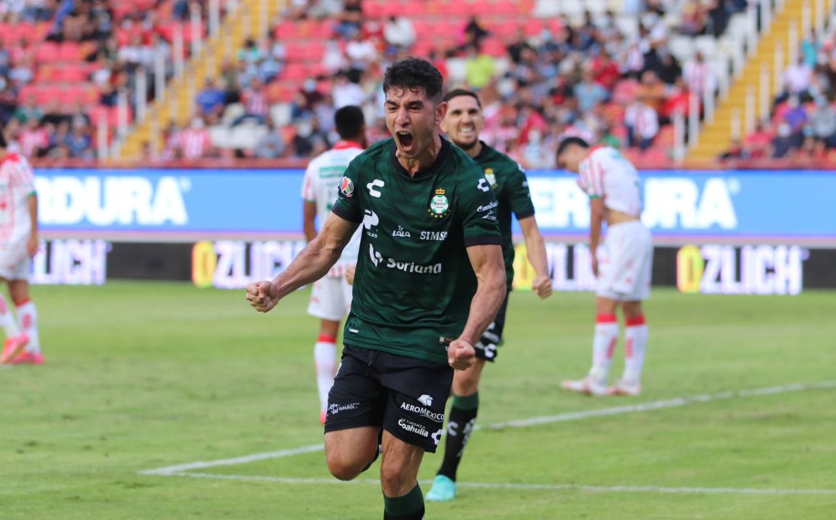 Jesús Ocejo, cantrano de Santos Laguna. (@ClubSantos)