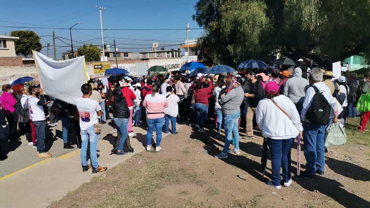 Protesta en Nextlalpan.