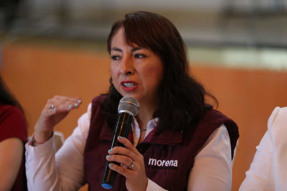 Sandra Alicia Ordóñez Pérez, presidenta del CEE de Morena en Hidalgo. (Jorge Sánchez)
