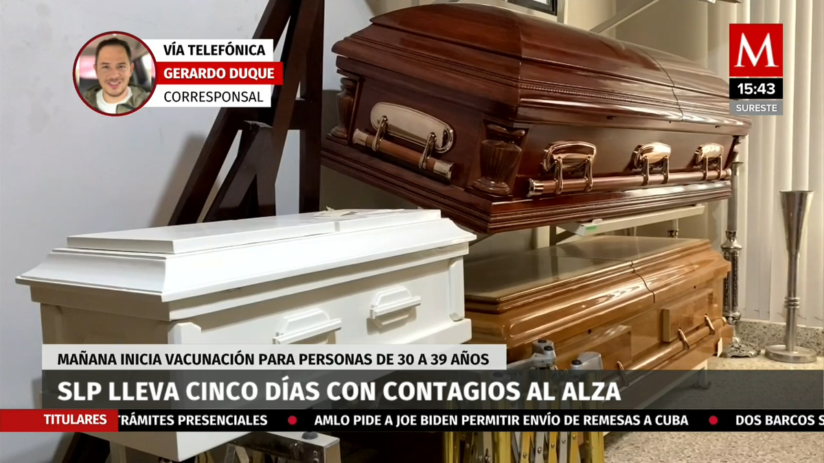 SLP lleva cinco días con contagios a la alza