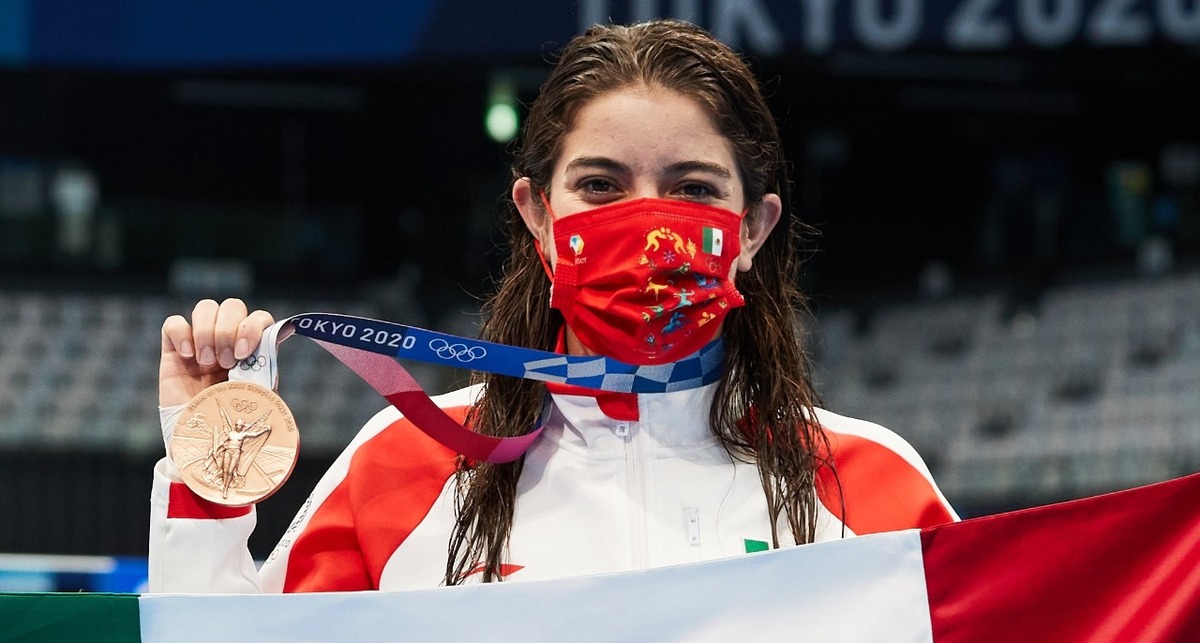 Alejandra Orozco, medalla de bronce en Tokio 2020 (Mexsport)