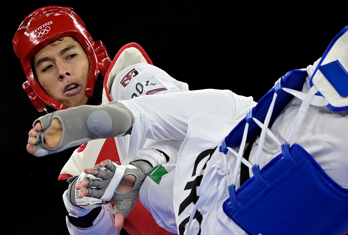 Carlos Sansores es eliminado de taekwondo en Tokio 2020 (AFP)