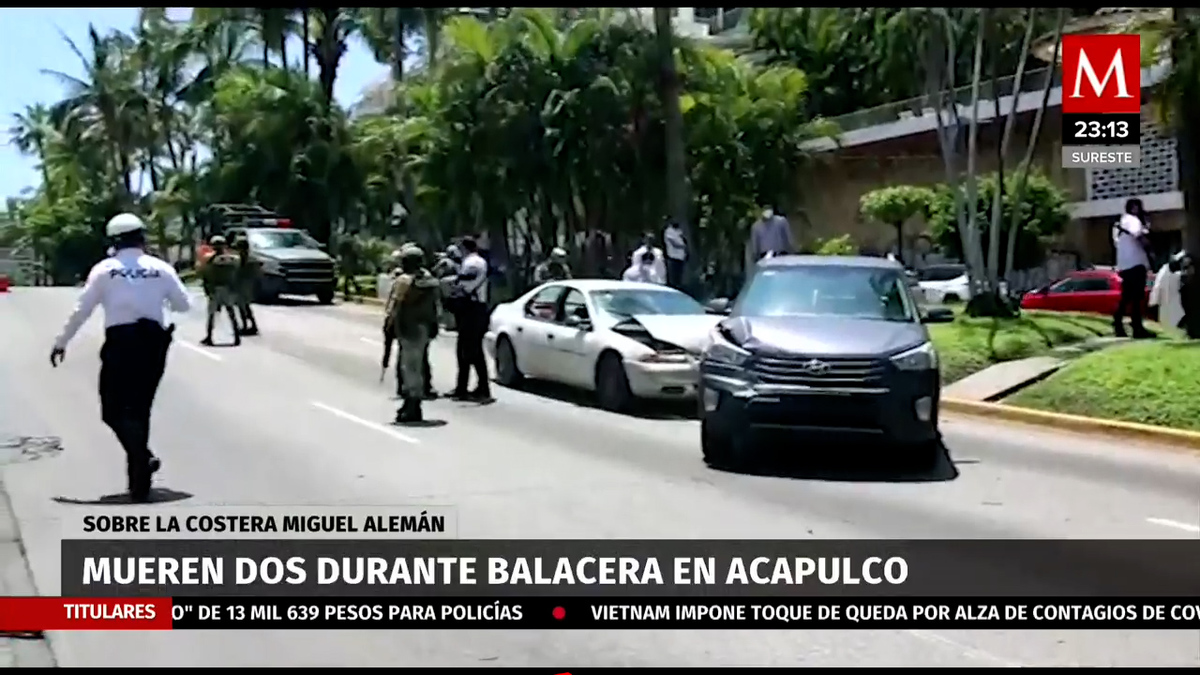 Dos personas fueron asesinadas en la costera de Acapulco
