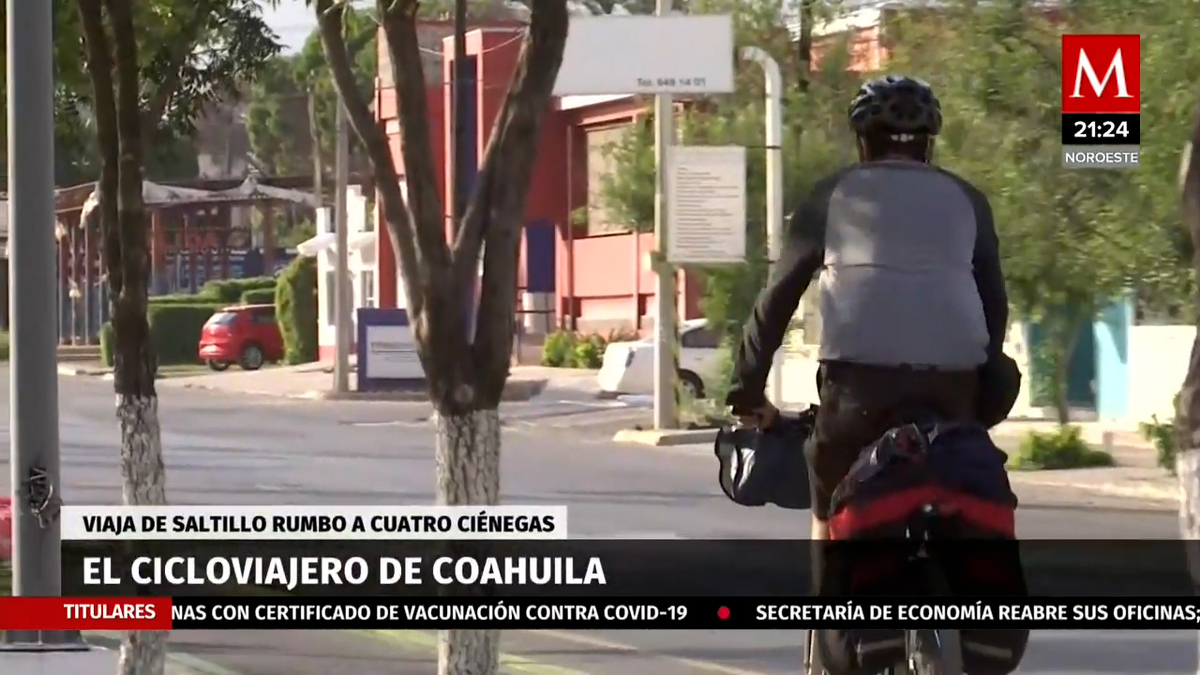 Emprende su hobby de andar en bicicleta para conocer el estado