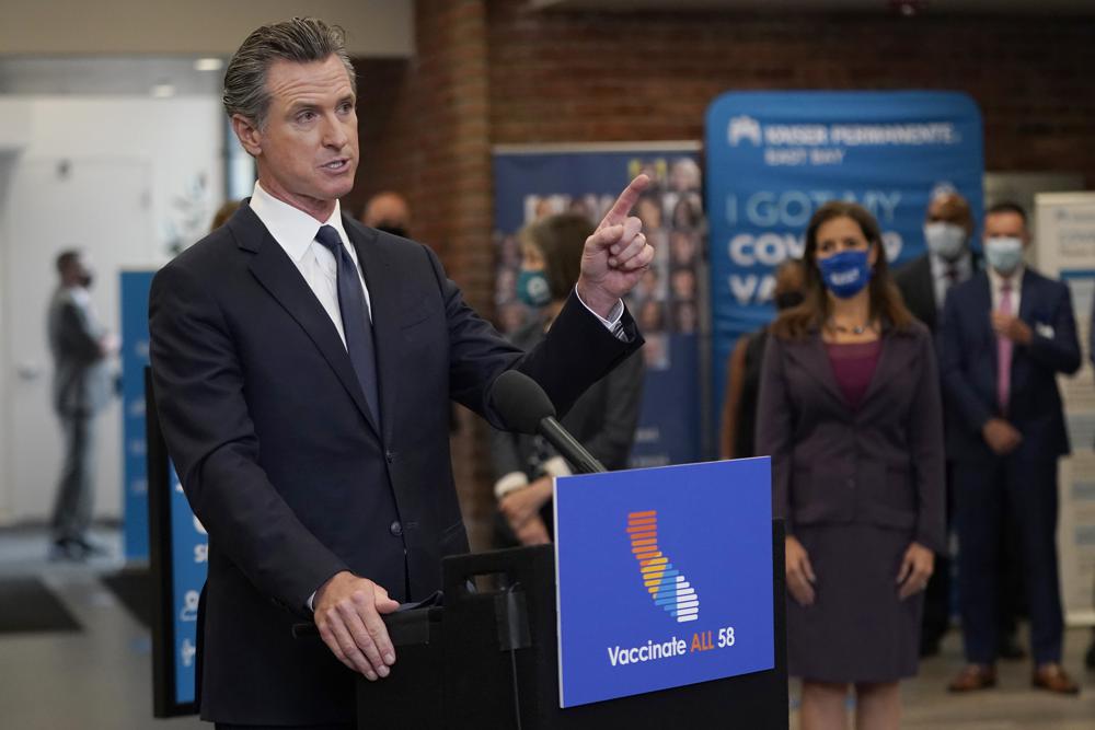 Gavin Newsom, gobernador de California. / Fotografía: AP.