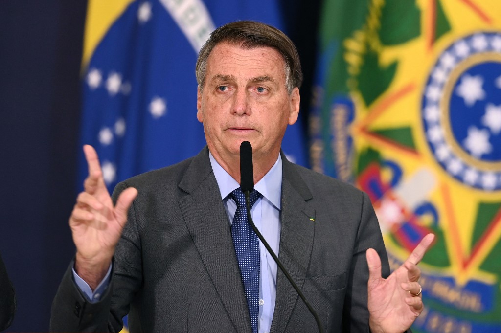 Jair Bolsonaro aseguró que durante su mandato se ha combatido la corrupción en Brasil. (AFP)