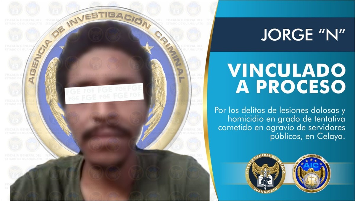 Jorge es acusado de agredir a policías con machete en Celaya