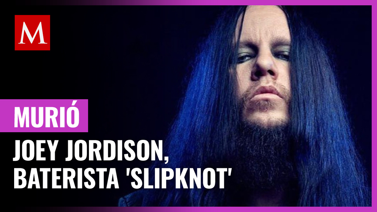 Murió Joey Jordison, baterista de Slipknot, a los 46 años