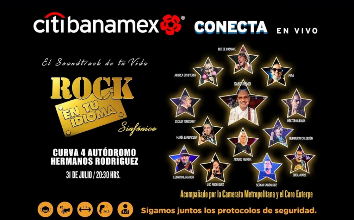 Rock en tu Idioma Sinfónico prepara fecha híbrida en CdMx (Ocesa).