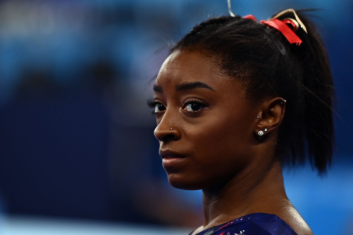Simone Biles, gimnast estadunidense (AFP)